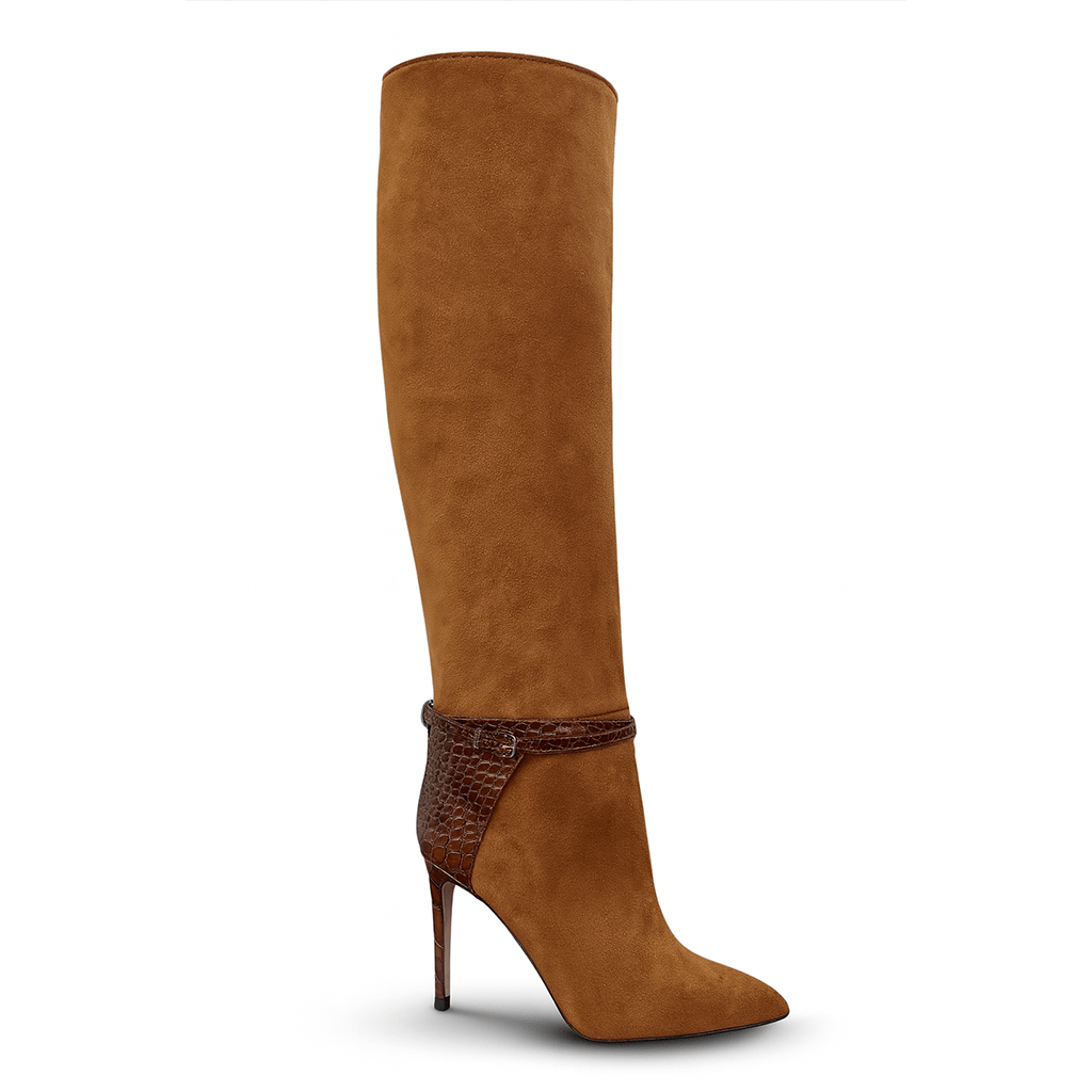 BROWN SUEDE MINA