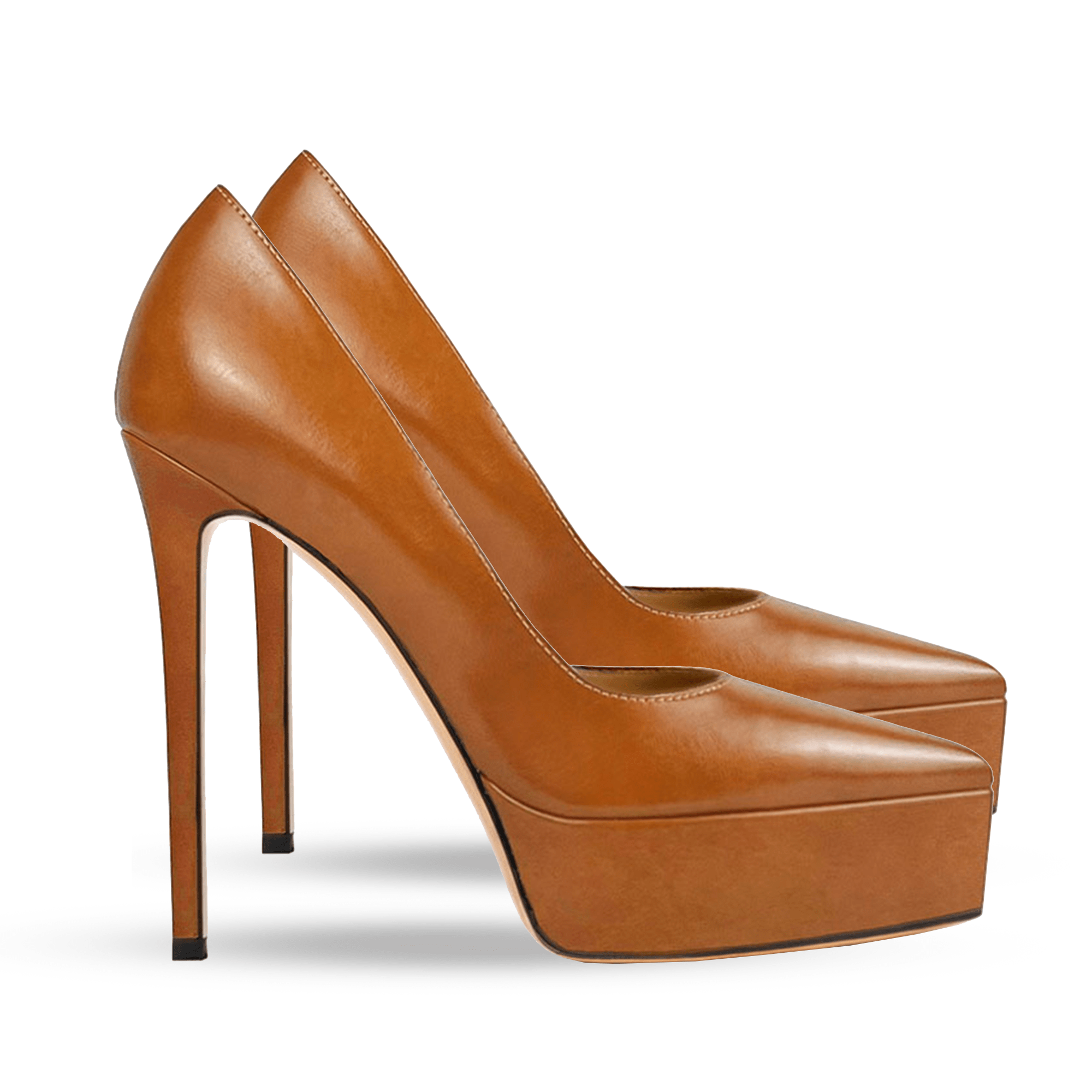 Identità Décolleté JIMENA PELLE MARRONE