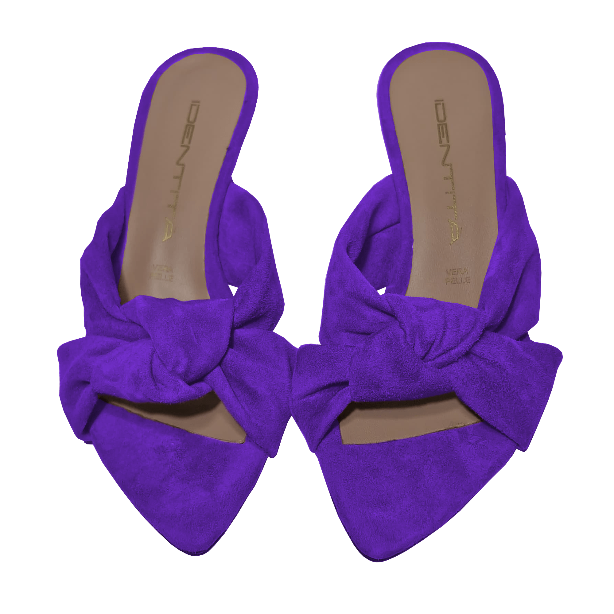 Identità Flat AVERY SUEDE VIOLA