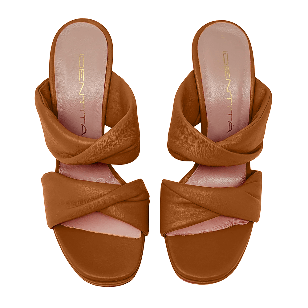 Identità Mules MATILDE PELLE MARRONE