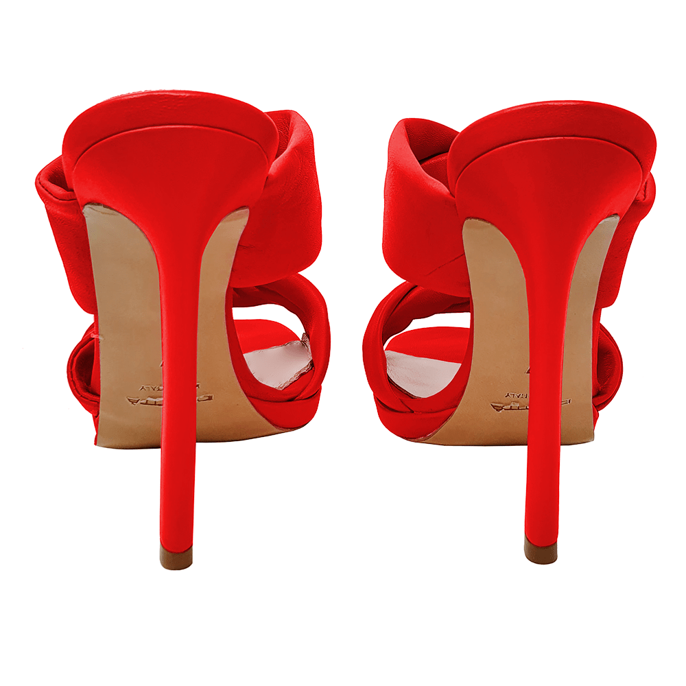 Identità Mules MATILDE PELLE ROSSO