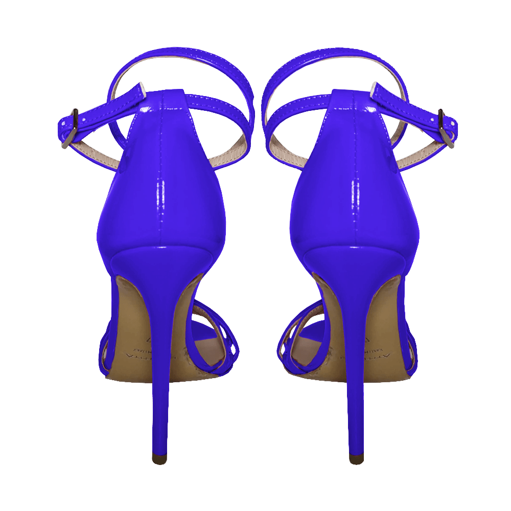 Identità Sandali BLADE VERNICE BLU