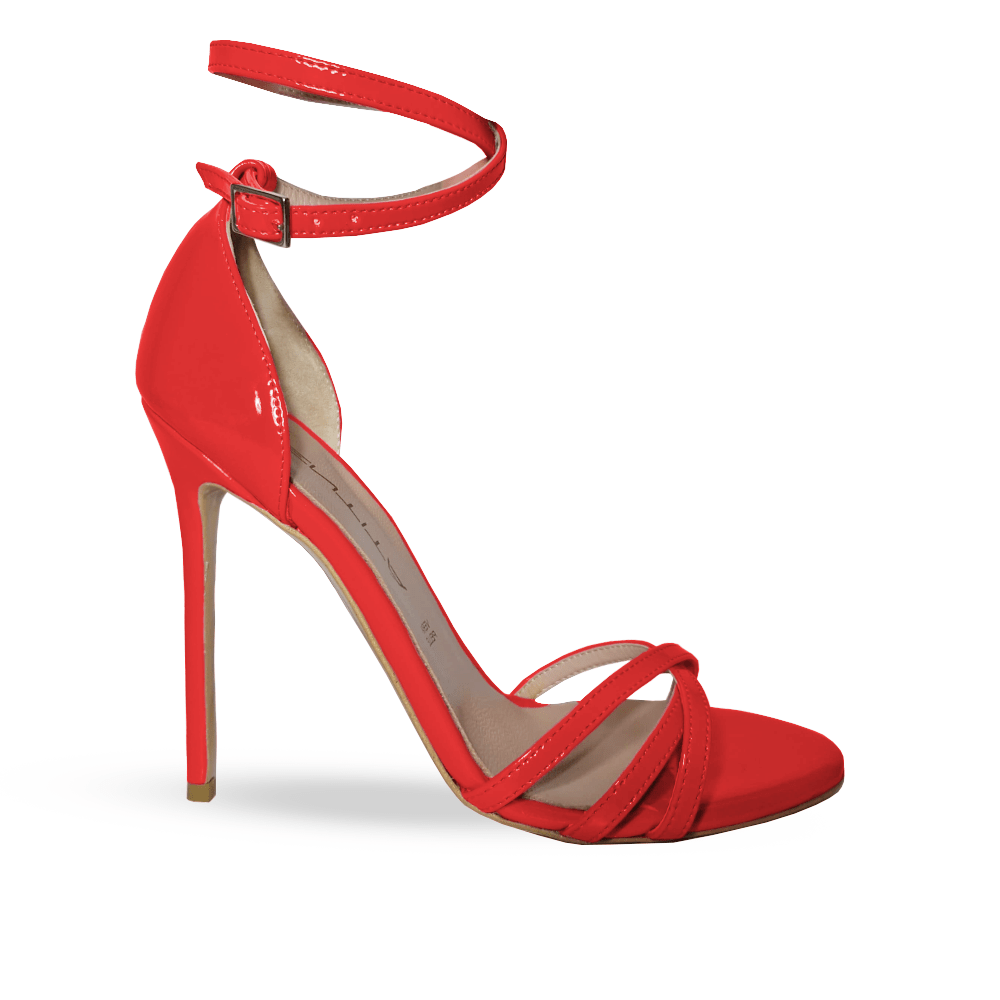 Identità Sandali BLADE VERNICE ROSSO