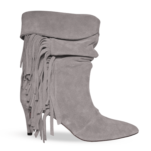 Identità Stivaletti BRIGIDA SCAMOSCIATO GRIGIO