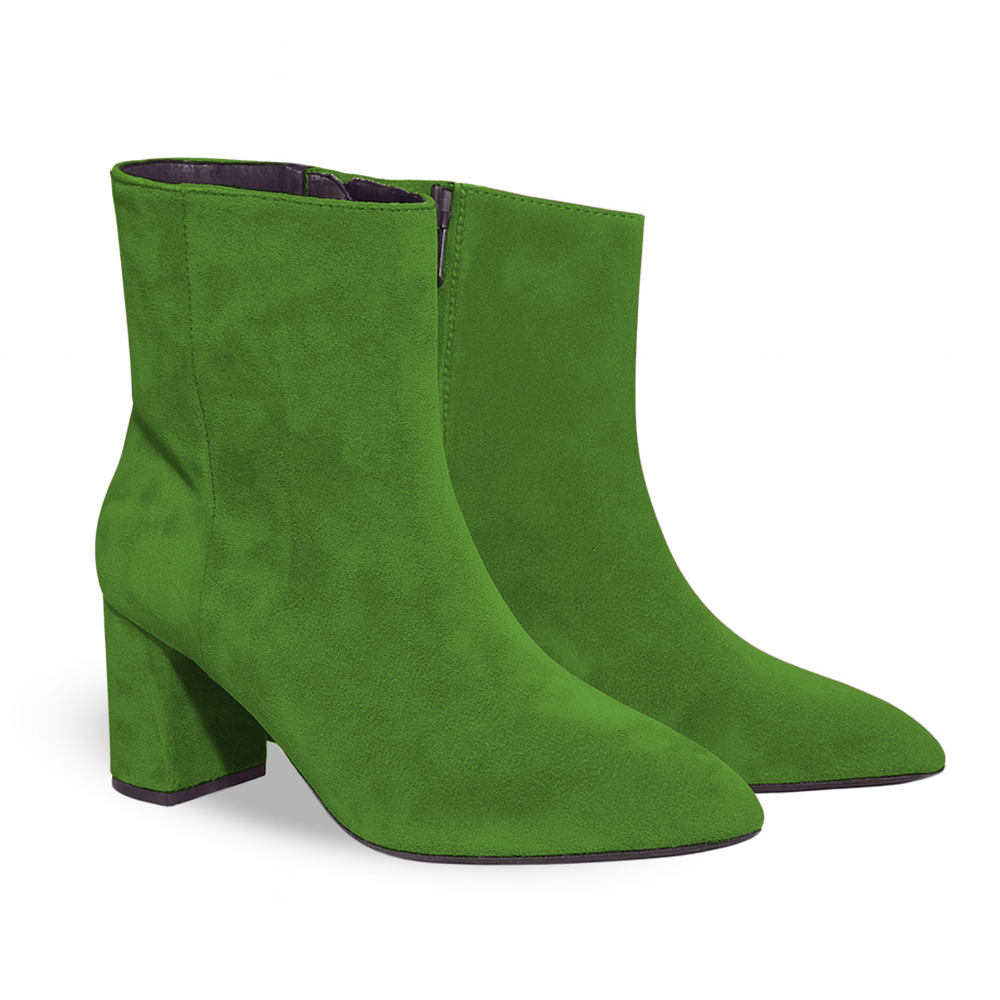 Identità Stivaletti NANCY SCAMOSCIATO VERDE