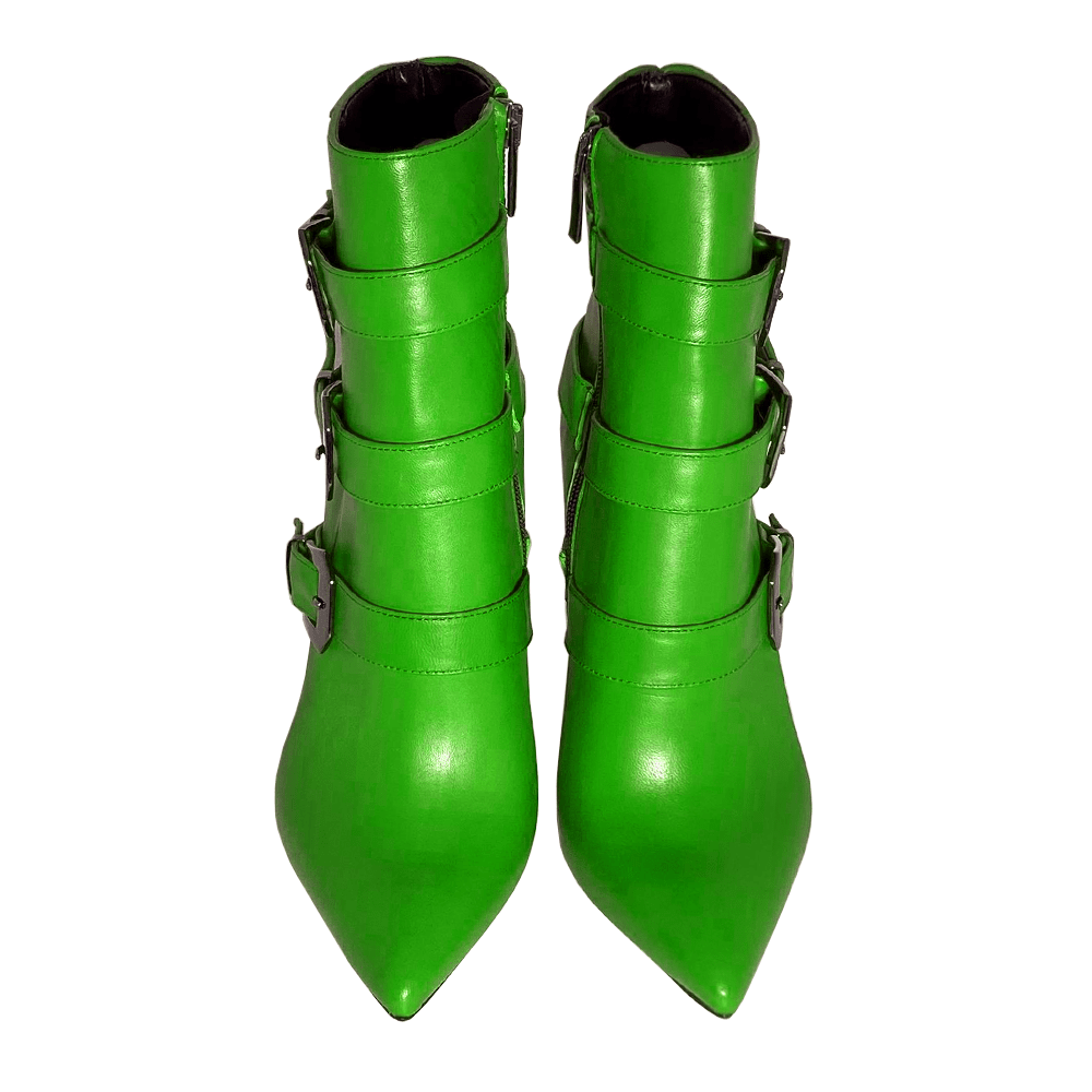 Identità Stivaletti SAMIRA PELLE VERDE