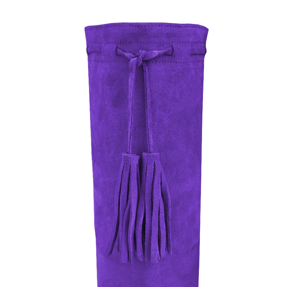 Identità Stivali ALEXANDRA SCAMOSCIATO VIOLA