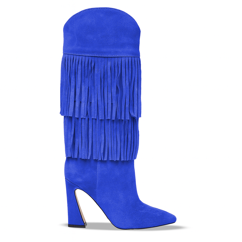 Identità Stivali ANTONIA CAMOSCIO BLU