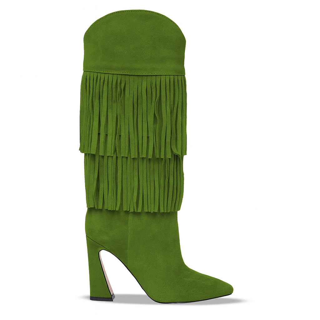 Identità Stivali ANTONIA CAMOSCIO VERDE