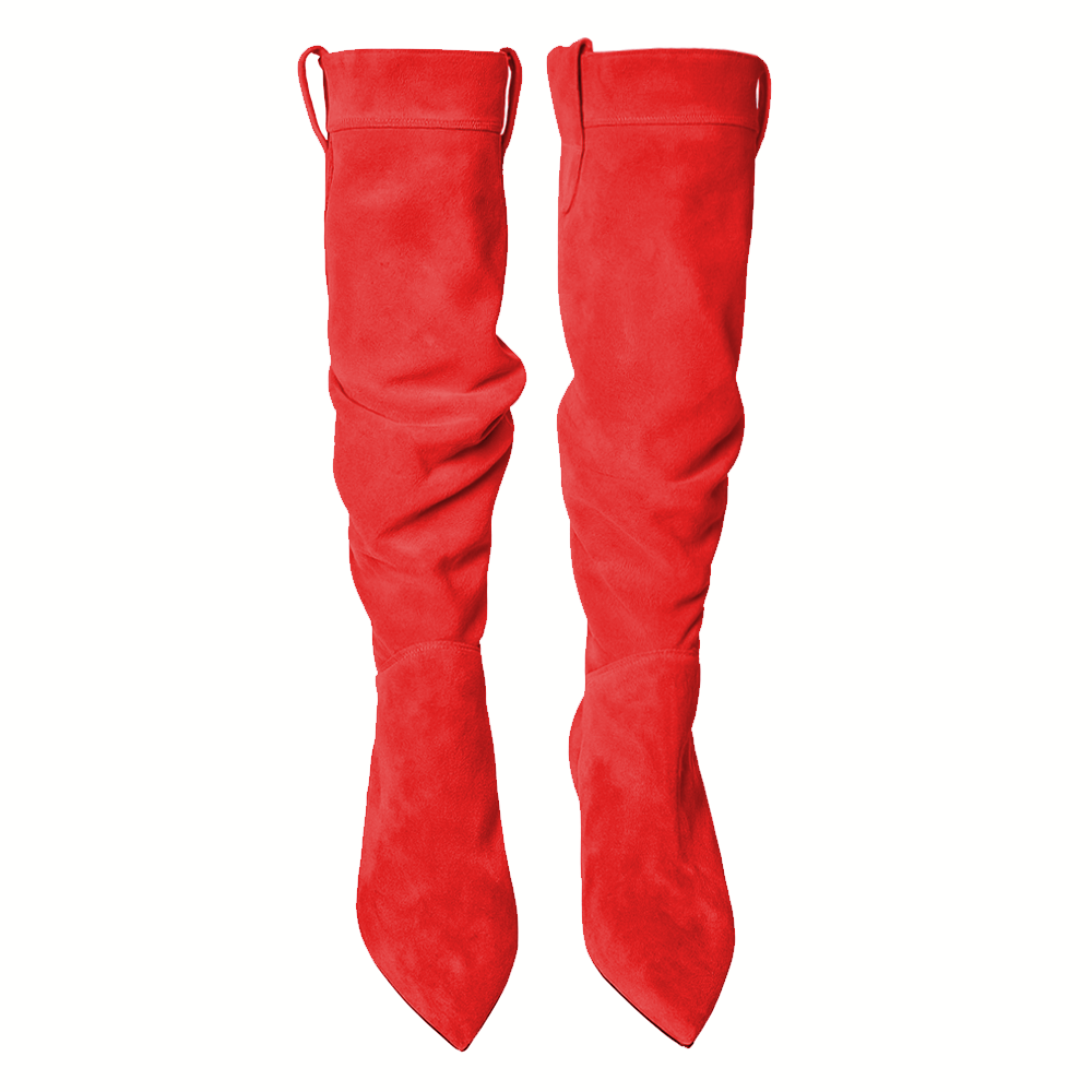 Identità Stivali NADIN SCAMOSCIATO ROSSO