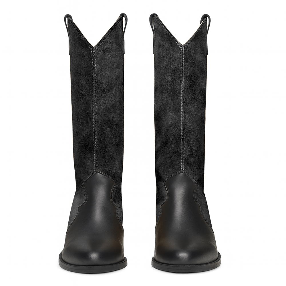 Identità Stivali NICOL SCAMOSCIATO NERO