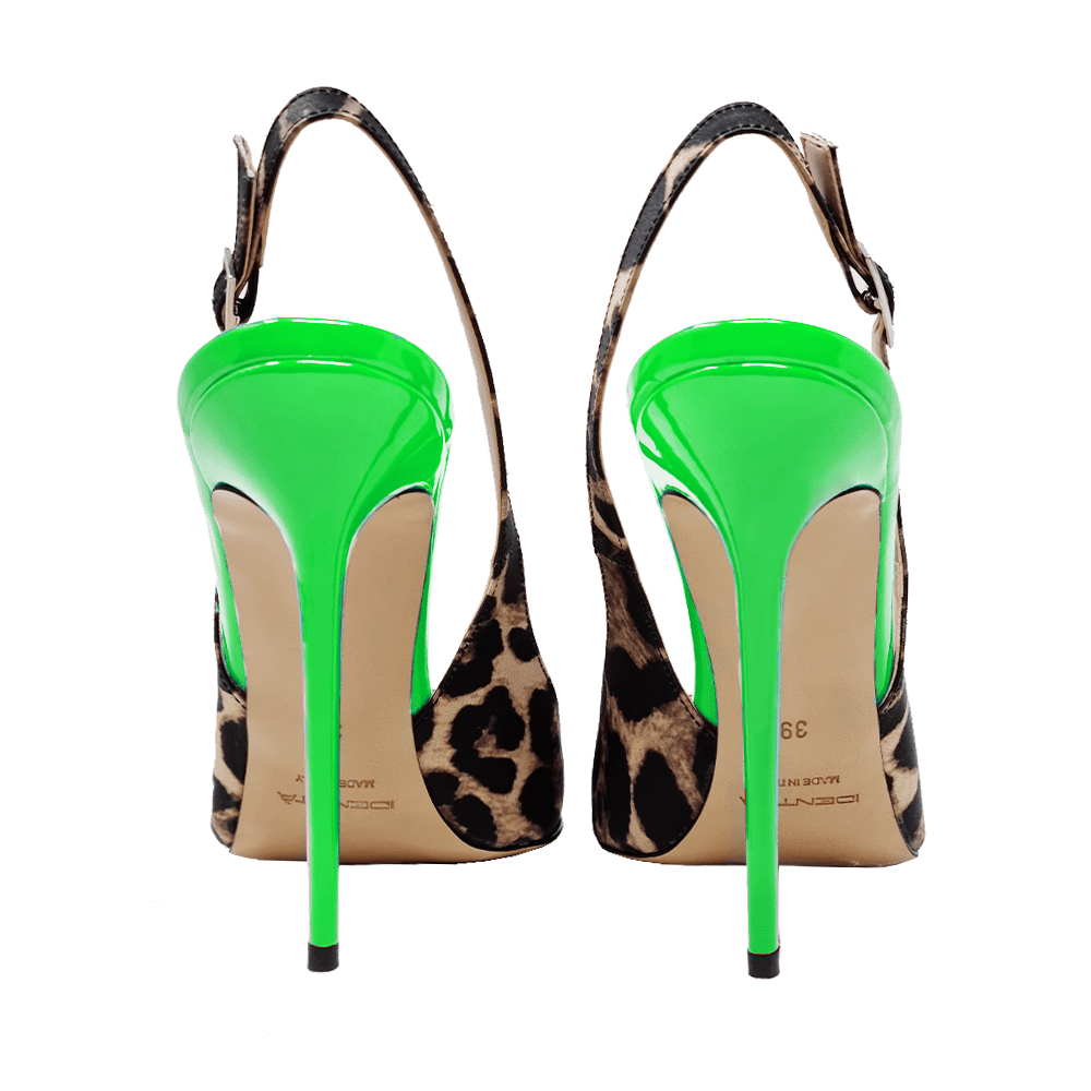 Identità Décolleté Slingback TAKA RASO ANIMALIER
