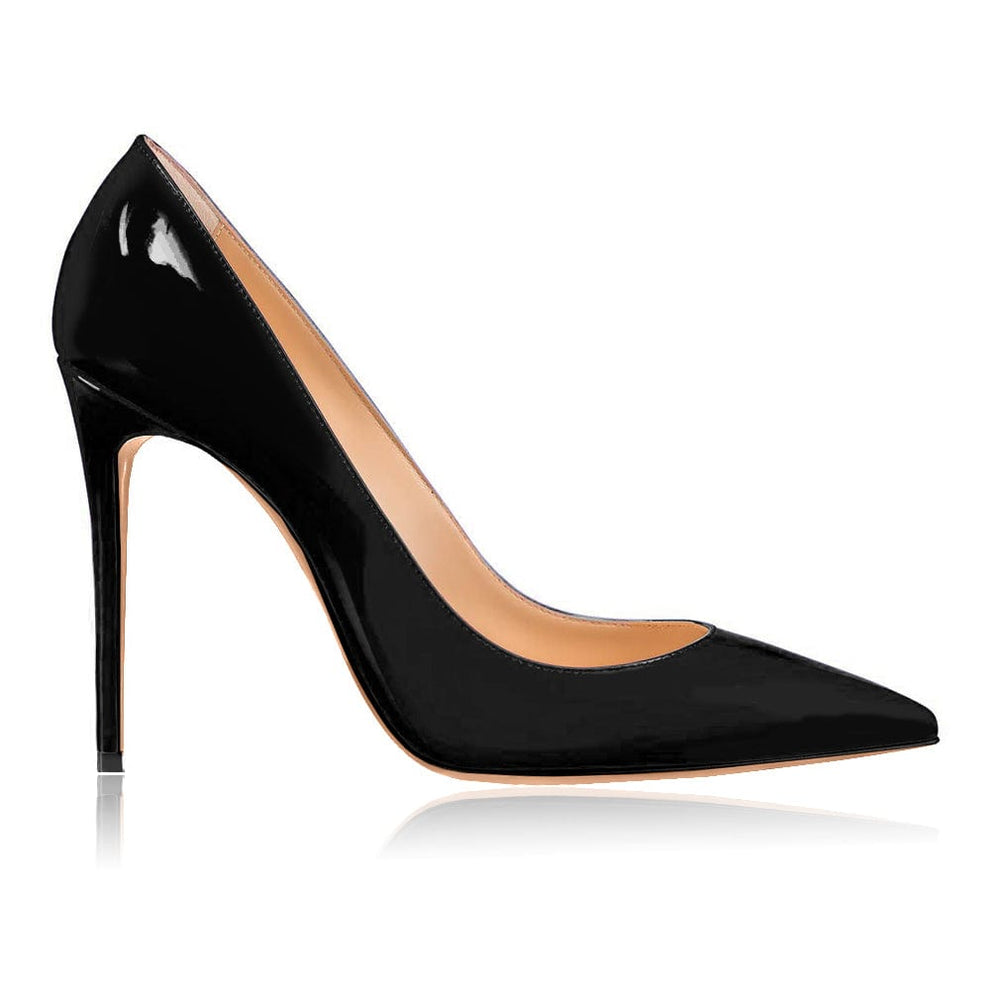 Pumps Swami black patent 100mm Woman