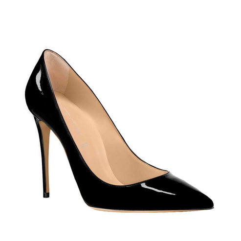 Pumps Swami black patent 100mm Woman