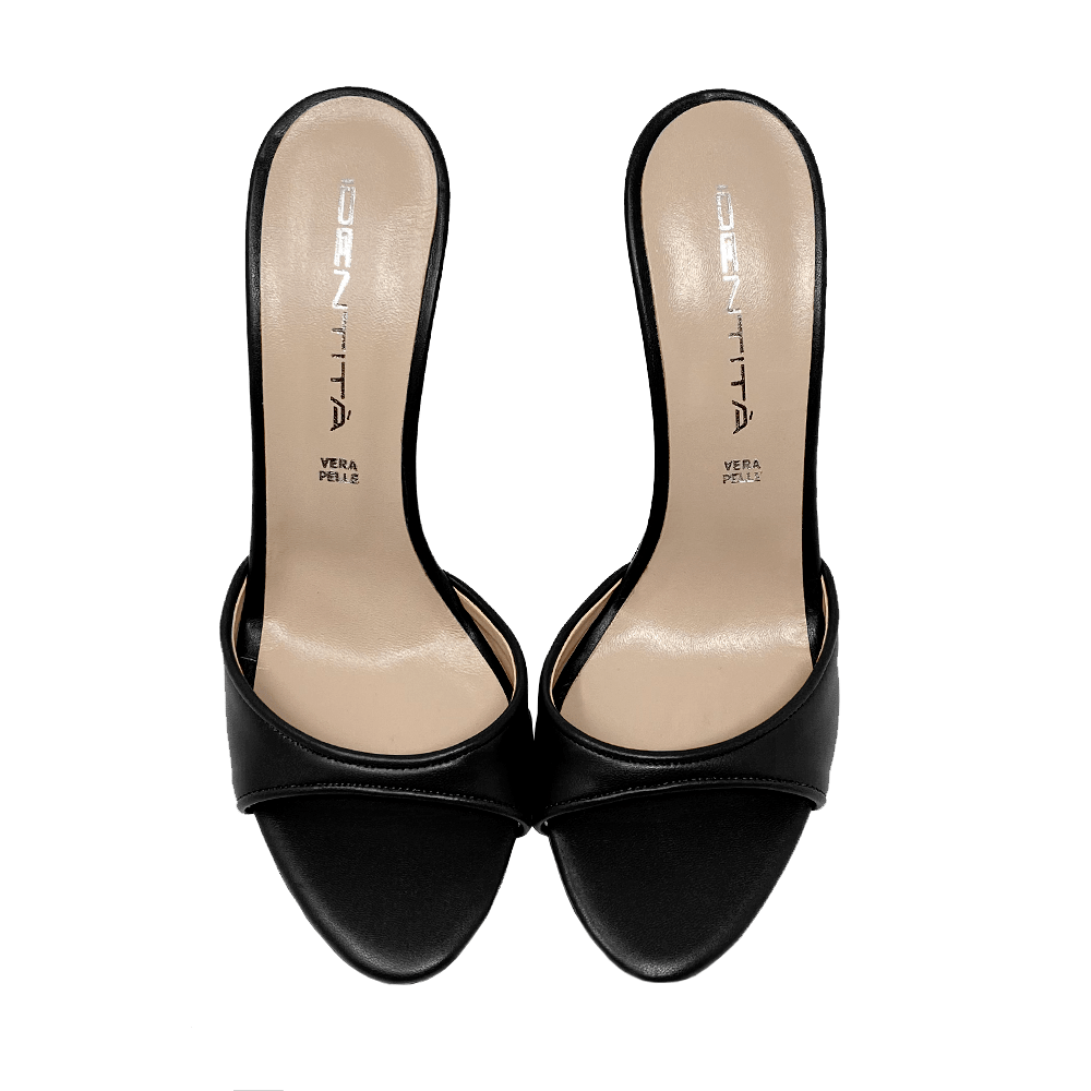 Identità Mules JILL PELLE NERO