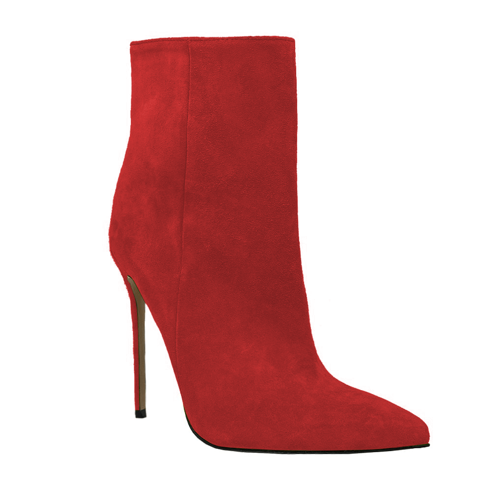 Identità Stivaletti SEKI SCAMOSCIATO ROSSO