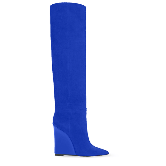 Identità Stivali FARAH CAMOSCIO BLU