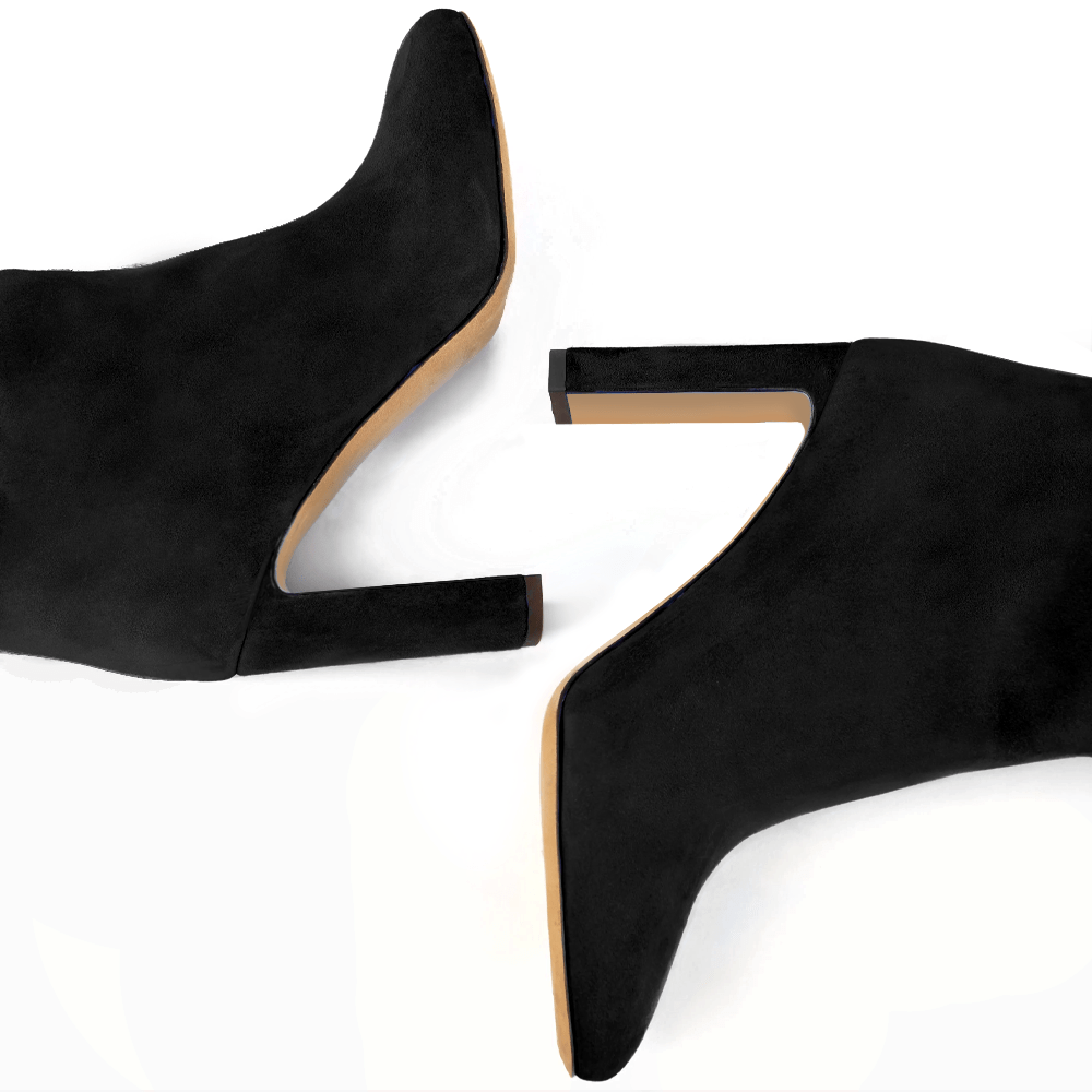 Identità Stivali GINEVRA SCAMOSCIATO NERO