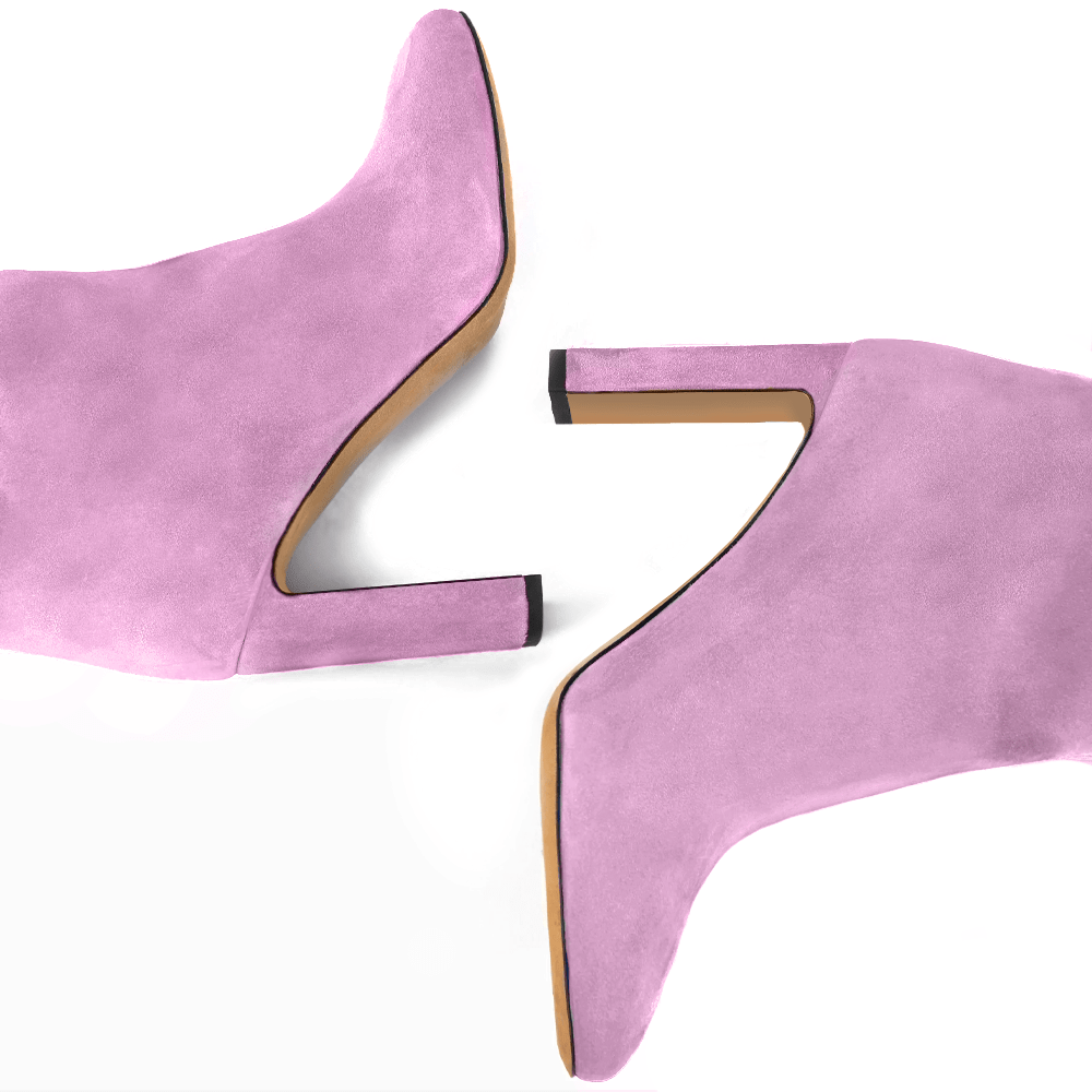 Identità Stivali GINEVRA SCAMOSCIATO ROSA