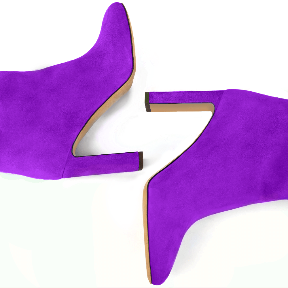 Identità Stivali GINEVRA SCAMOSCIATO VIOLA