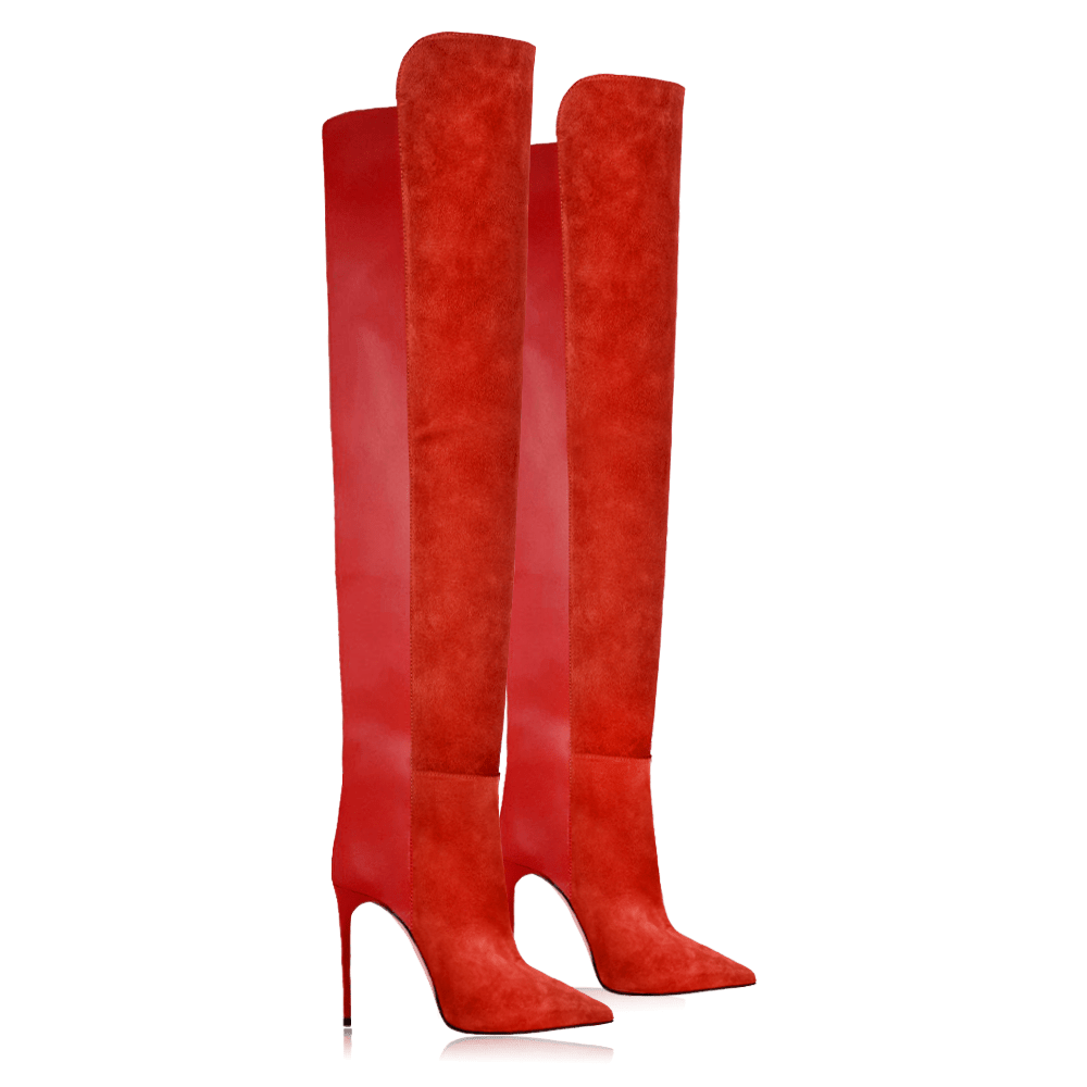 Identità Stivali JOE SCAMOSCIATO ROSSO