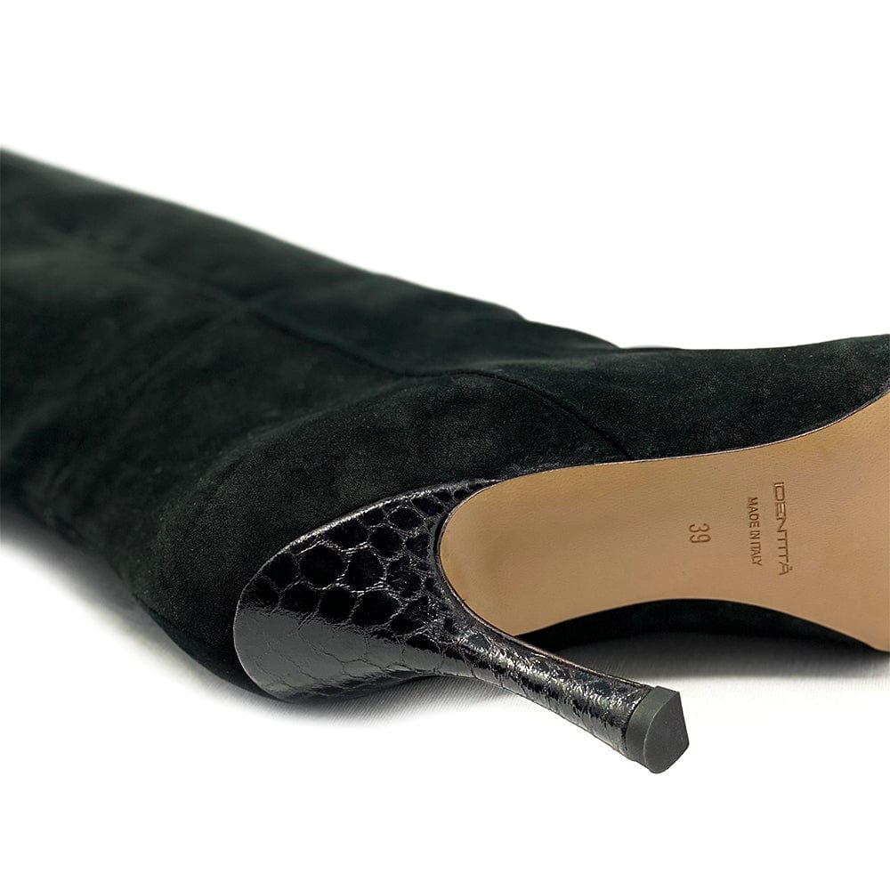 Identità Stivali MARA SCAMOSCIATO NERO