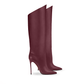 Identità Stivali TASHA PELLE BURGUNDY