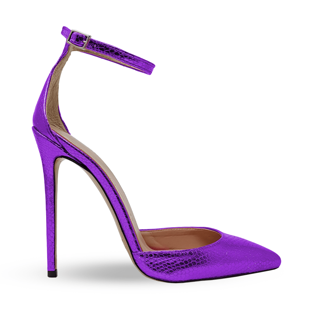 Identità Décolleté Slingback GIORGIA LAMINATO VIOLA